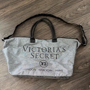 Victoria's Secret Sparkling Silver Tote